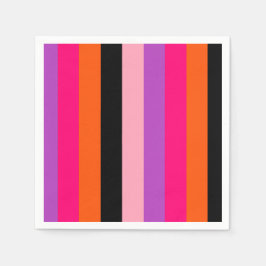 Servilleta De Papel Bandas de Halloween contemporáneas