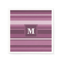 Bandas de mauve monogramo