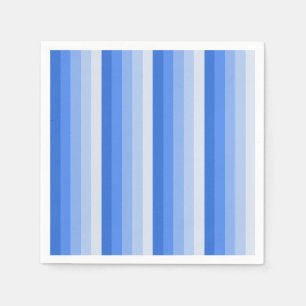 Servilleta De Papel Bandas de sombra azules