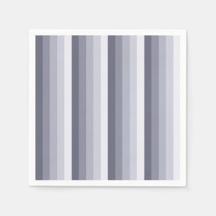 Servilleta De Papel Bandas de sombra gris azul