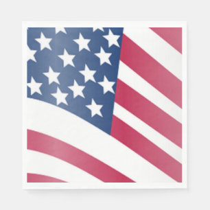 SERVILLETA DE PAPEL BANDERA AMERICANA