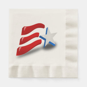 SERVILLETA DE PAPEL BANDERA AMERICANA