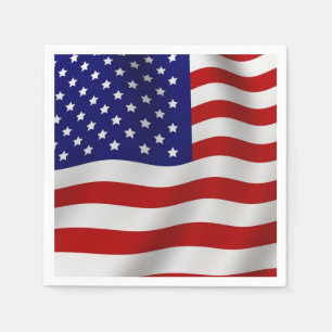 Servilleta De Papel Bandera americana