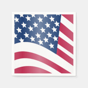 SERVILLETA DE PAPEL BANDERA AMERICANA