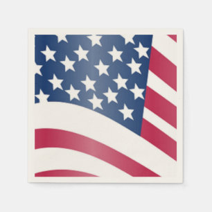 SERVILLETA DE PAPEL BANDERA AMERICANA