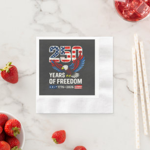 Servilleta De Papel bandera americana aniversario 250 EE. UU.