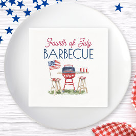 Servilleta De Papel Bandera americana de parrilladas 4 de julio Fiesta