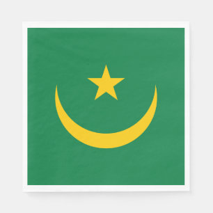 Servilleta De Papel Bandera antigua de Mauritania