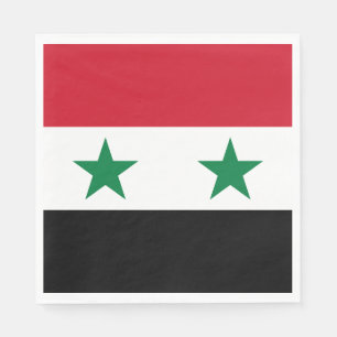 Servilleta De Papel Bandera antigua de Siria