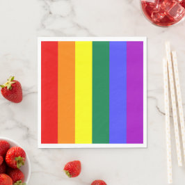 Servilleta De Papel Bandera arcoiris del orgullo gay