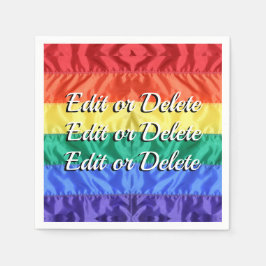 Servilleta De Papel Bandera arcoiris LGBT El amor LGBTQ+ es el persona