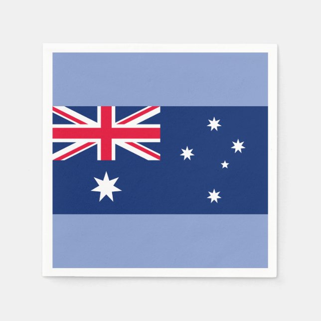 Servilleta De Papel Bandera australiana (Anverso)
