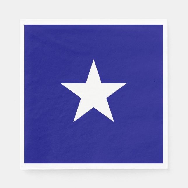 Servilleta De Papel Bandera azul Bonnie (Anverso)