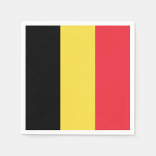 Servilleta De Papel Bandera belga patriótica