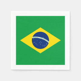 Servilleta De Papel Bandera: Brasil