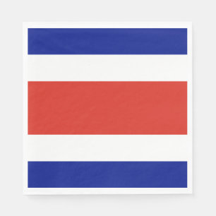 Servilleta De Papel Bandera Civil de Costa Rica