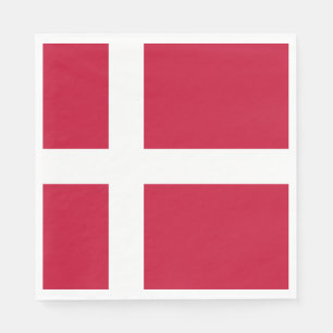 Servilleta De Papel Bandera danesa