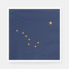Servilleta De Papel Bandera de Alaska