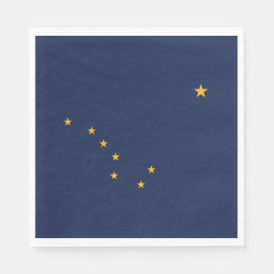 Servilleta De Papel Bandera de Alaska