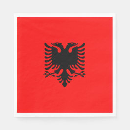 Servilleta De Papel Bandera de Albania