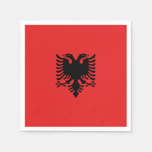 Servilleta De Papel Bandera de Albania
