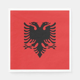 Servilleta De Papel Bandera de Albania