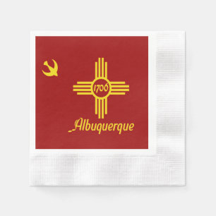 Servilleta De Papel Bandera de Albuquerque