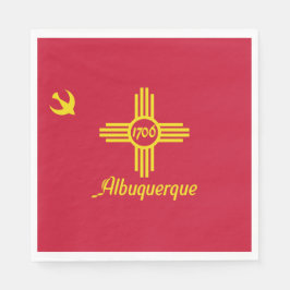Servilleta De Papel Bandera de Albuquerque (Nuevo México)