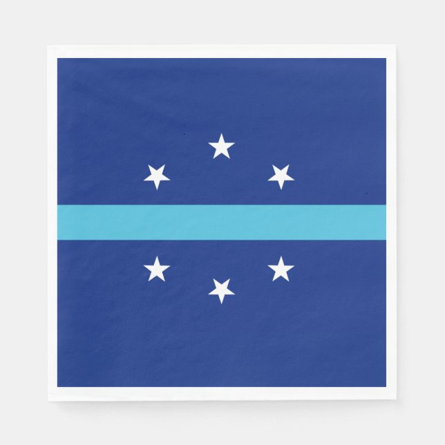 Servilleta De Papel Bandera de Anaheim (California, Estados Unidos) (Anverso)