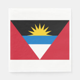 Servilleta De Papel Bandera de Antigua y Barbuda