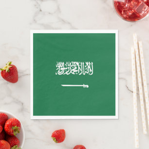 Servilleta De Papel Bandera de Arabia Saudita