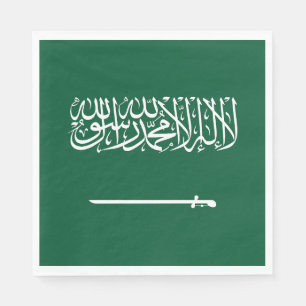 Servilleta De Papel Bandera de Arabia Saudita