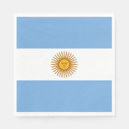 Servilleta De Papel Bandera de Argentina