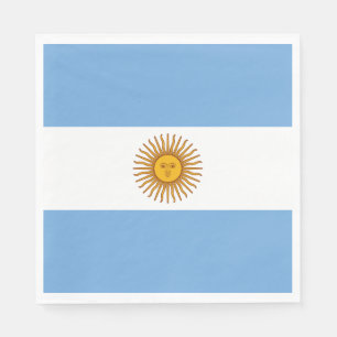 Servilleta De Papel Bandera de Argentina