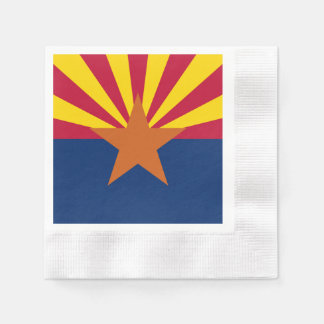 Servilleta De Papel Bandera de Arizona: Estrella que se asienta, El Es