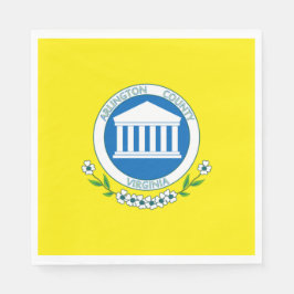Servilleta De Papel Bandera de Arlington (Virginia)
