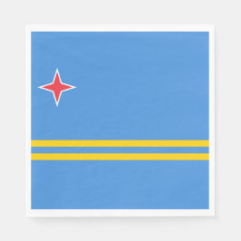 Servilleta De Papel Bandera de Aruba