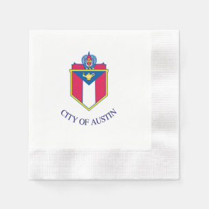 Servilleta De Papel Bandera de Austin