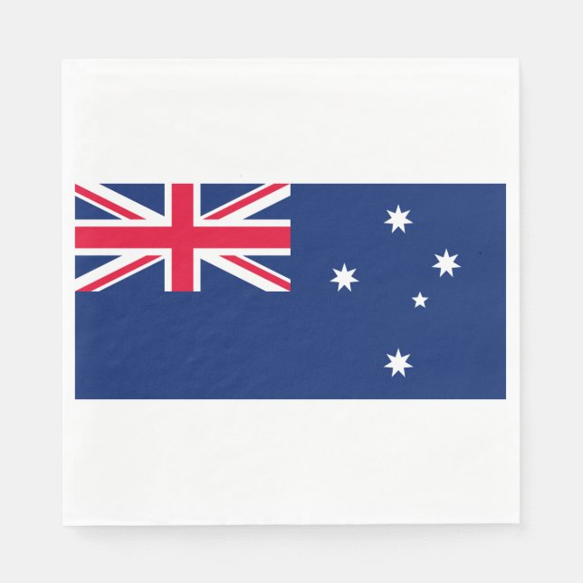 Servilleta De Papel Bandera de Australia (Anverso)