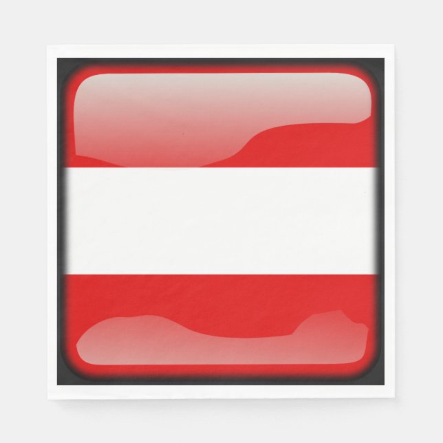 Servilleta De Papel Bandera de Austria (Anverso)