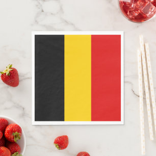 Servilleta De Papel Bandera de Bélgica