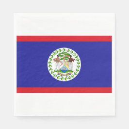 Servilleta De Papel Bandera de Belice