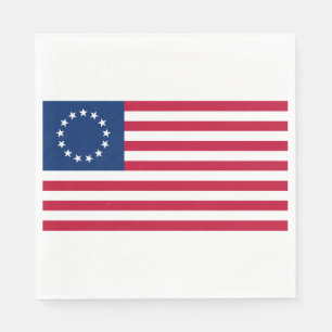 Servilleta De Papel Bandera de Betsy Ross en Estados Unidos