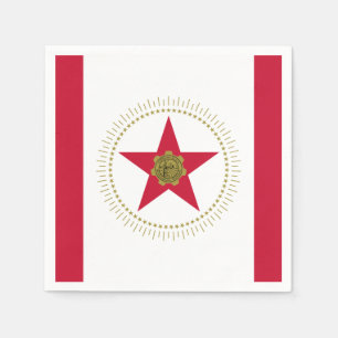 Servilleta De Papel Bandera de Birmingham, Alabama Napkins