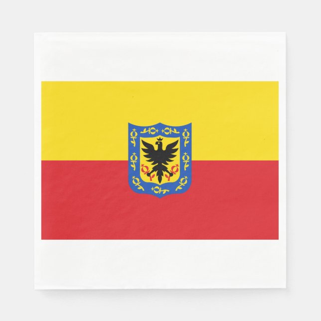 Servilleta De Papel Bandera de Bogotá (Anverso)