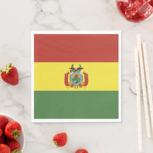 Servilleta De Papel Bandera de Bolivia