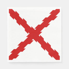 Servilleta De Papel Bandera de Borgoña