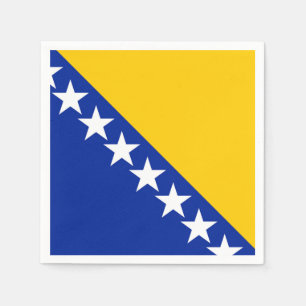 Servilleta De Papel Bandera de Bosnia y Herzegovina