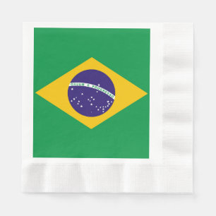 Servilleta De Papel Bandera de Brasil Bandeira do Brasil