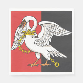 Servilleta De Papel Bandera de Buckinghamshire (condado del Reino Unid